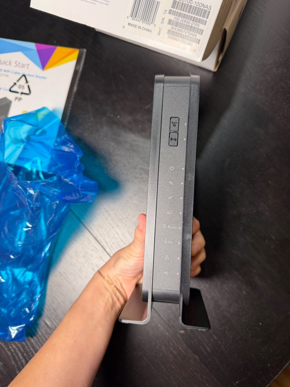 NETGEAR C3700 N600 WiFi Cable Modem Router DOCSIS 3.0 Open Box - Picture 7 of 7